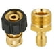 thumbnail image 4 of Juego de adaptadores para hidrolavadoras de alta presión, kits de conexión rápida para lanza de espuma de nieve M22 a conexión rápida de 1/4 de pulgada, 5000 PSI, 4 of 6