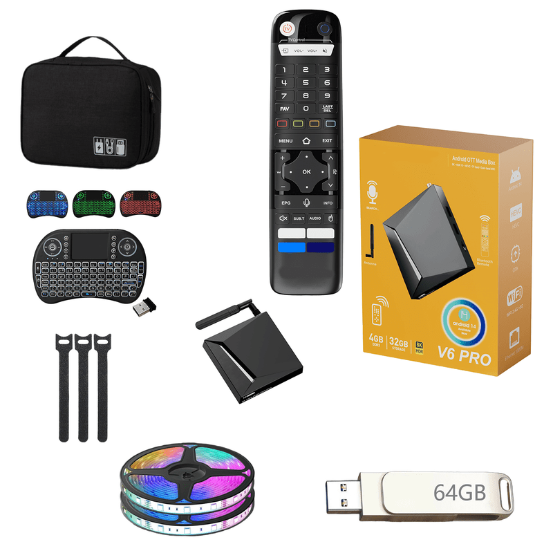 2026 V6PRO New Version Home Theater Systerms 8K HD 32GBwith Voice Control