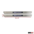 thumbnail image 3 of Door Sill Scuff Plate Illuminated for VW EOS Sport Stainless Steel Silver 2 Pcs, 3 of 8