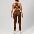 thumbnail image 4 of High Waisted Leggings for Women JIANLAI Seamless High Waist Yoga Leggings Ribbed Knit Full Length Workout Pants Soft Stretch Athletic Trousers for Gym Fitness Running Daily Casual Wear, 4 of 7