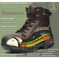 thumbnail image 3 of WAMSOFT Work Boots for Men, 6" Composite Toe Mens Work Boots, Non-Slip Puncture-Proof Water Resistant Safety EH Moc Toe Construction Work Shoes (Brown) CK1126, 3 of 7