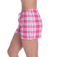 thumbnail image 4 of Just Love Women's Pajama Shorts - Comfortable Sleepwear (2 Pack) (Plaid Blue - Plaid Pink (Pack of 2), 1X), 4 of 5