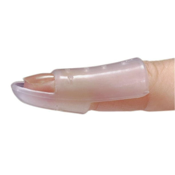Plastalume Finger Splints StaxMallets, Clear, Size 5, Package of 6