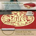 thumbnail image 3 of Chinese Red Rug, Chinese Style Traditional Lucky Fortune Gold Chinese Characters Art Pattern Printed Rugs For Living Room, With Non-Slip Backing Short Pile Washable Rugs For Dining Room, 3 of 7