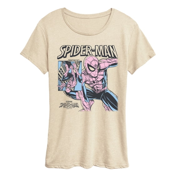 Spider-Man - Comic Panel Short Sleeve Graphic T-Shirt