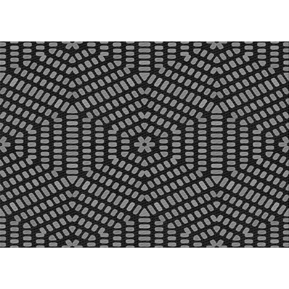 Ahgly Company Machine Washable Indoor Rectangle Transitional Gray Area Rugs, 8' x 10'