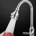 thumbnail image 2 of FRCOLOR Tap Extenders Faucet Extenders with Splashproof Nozzles for Home Use Made of Stainless Steel Rotatable Design 2 Pieces Silver,6.1"X2.17"X2.05", 2 of 5