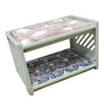thumbnail image 4 of de cama para conejos, con colchoneta para dormir, desmontable para escondite de conejos, hábitat Azul jinwen Cama de conejo, 4 of 8