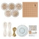 thumbnail image 1 of Juego de manualidades con rodajas de madera para hacer tú mismo, adornos para árbol de Navidad sin terminar, 7,5 cm de madera Establecer F, 1 of 9