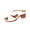 White, variant on Chunky Heels for Women, Square Open Toe Heeled Sandals, Strappy Ankle Strap Shoes for Dress, Party, Prom, Block Low Heel Khaki 37