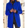 thumbnail image 2 of Chamarras Para Mujeres Otoño Invierno Abrigo De Lana, 2 of 4