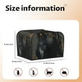 thumbnail image 5 of Fotbe Black And Gold White Horse for Four Slice Toaster Cover, Fingerprint Protector, Super Soft Appliance Cover And Dust Cover,Bread Dust Cover & Fingerprint Protection, 5 of 7