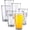 6, variant on TrendMallOasis Pub-Style Clear Beer Glasses, 4-Pack 16oz All-Purpose Tumblers for Cocktails & Water