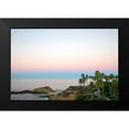 thumbnail image 2 of Mansfield, Kathy 14x11 Black Modern Framed Museum Art Print Titled - Palm Walkway At Dusk, 2 of 5