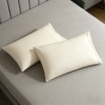 thumbnail image 4 of SIYTUAU Envelope Style Pillowcases Set Of 2 Summer Velvet Bedding For Dormitory And Room Soft Hair Friendly 20X26 Inch, 4 of 7