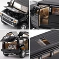 thumbnail image 5 of Alloy+ABS+Rubber 1:32 Model Car Kids Toy Metal Diecast Car Limousine Model for Hummer, 5 of 9