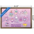 thumbnail image 3 of Hello Kitty and Friends: 24 Dreamland - Group Wall Poster, 14.725" x 22.375" Framed, 3 of 5