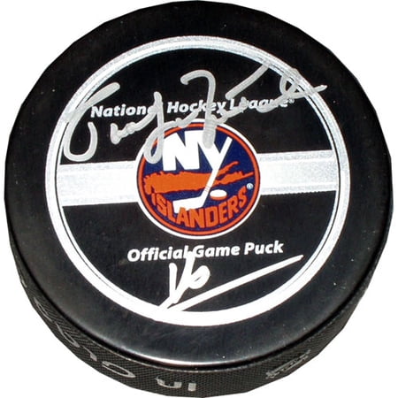 Pat LaFontaine Autographed New York Islanders Puck