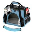 thumbnail image 1 of Paws &amp; Pals PTCR01-LG-BL Porte-Bébé Confortable à Côtés Souples - Bleu, 1 of 1