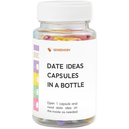 Date Night Ideas Message in a Bottle (Cozy & Fun), Unique Bridal Shower Gifts - Romantic Bachelorette Gifts for Bride and Wedding Registry Anniversary Couples Gift Ideas