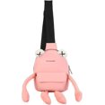 thumbnail image 1 of Bolso de pecho con diseño de rana, bonito bolso de rana de dibujos animados (rosa), 1 of 5