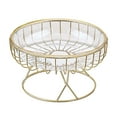 thumbnail image 2 of Cesta de alambre de metal para frutas, frutero decorativo, soporte para aperitivos y frutas Borrar M, 2 of 7