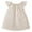 Beige, variant on XIMIN Kids Toddler Baby Girls Spring Summer Solid Color Cotton Ruffle Dress Sleeveless Princess Dress Cotton Line Casual A-Line Dress Clothes Baby Girl Dresses