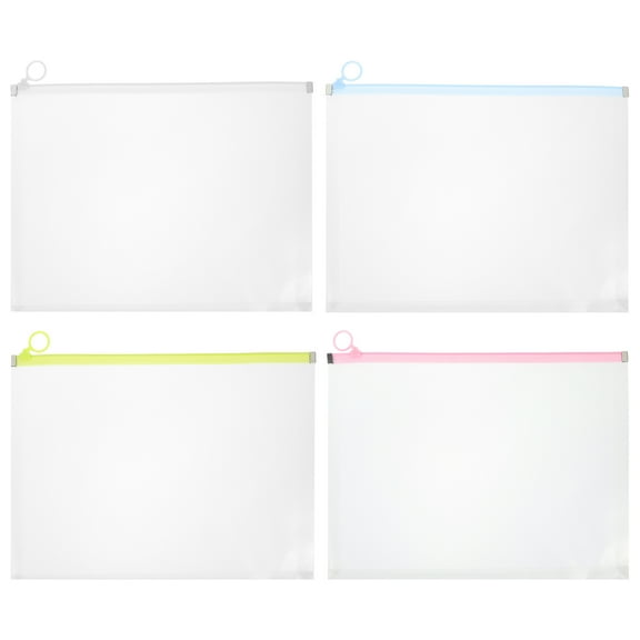 MLINS 4 Pcs Crates File Holder Office 32.50X25.00X2.90CM