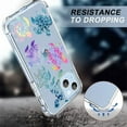 thumbnail image 3 of Blue Sea Turtles Clear Case for iPhone 13 Mini,Aesthetic Art Design Case for Men Women,Unique Soft Transparent TPU Bumper Case Cover, 3 of 5