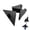 Black, variant on Quick Clamp Corner Adapter, 90-Degree Woodworking Tool for Joinery and Assembly