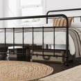 thumbnail image 3 of RealRooms Ainsley Queen Metal Platform Bed Frame, Black, 3 of 9