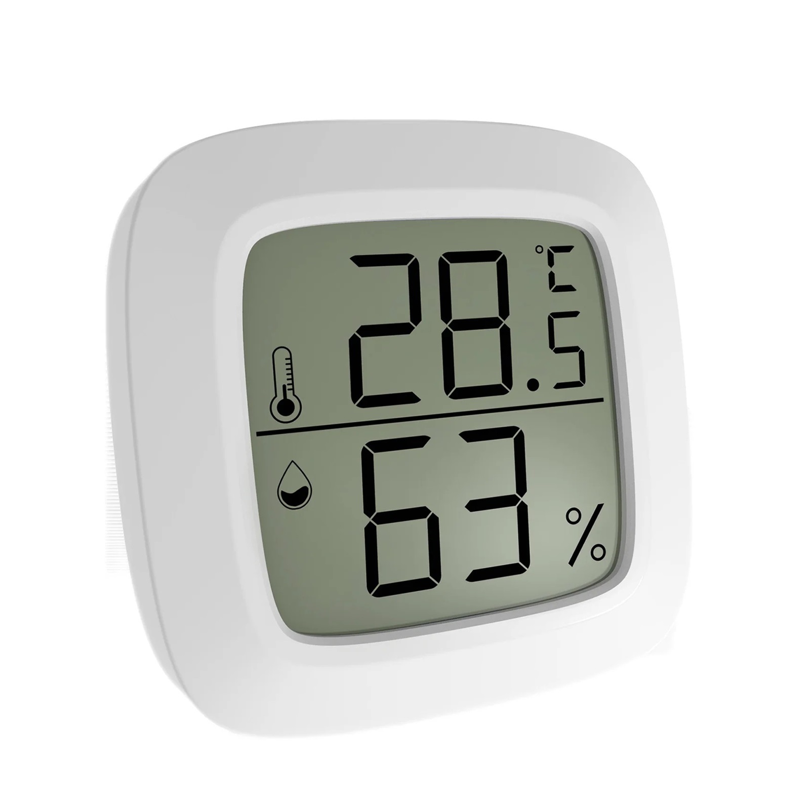 Humidity Monitor with Magnetic Suction LCD Digital Weather Station Temperature Tester Gauge - ℉