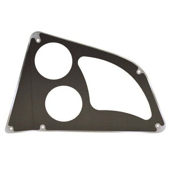 Ranger Boats 7202818-A Gridlock Gray 14 3/4 x 9 3/4 Inch Aluminum Starboard Dash Lower Right Insert Panel