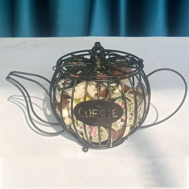 Organizador de Almacenamiento para Cápsulas de Café con Forma de Taza para Mostrador de Cafetería