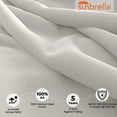 thumbnail image 5 of GRANDPATIO Napoli Sunbrella 12ft Round Canteliver Patio Umbrella with Base, Sunbrella Canvas White, 5 of 10