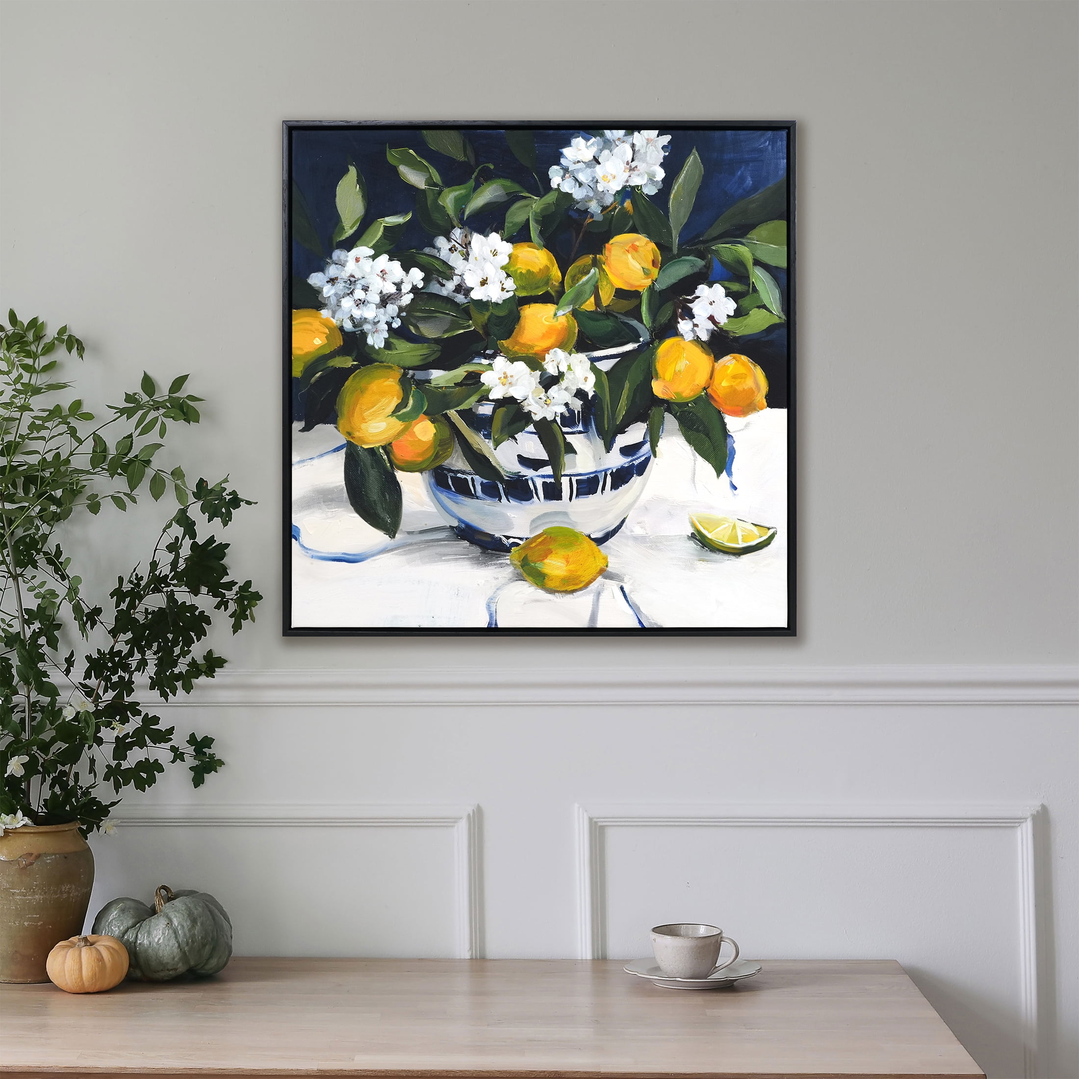 Tableau sur toile encadré 24x24, décoration intérieure No Brand, Lem
