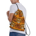 thumbnail image 3 of Easygdp Tiger Drawstring Backpack, Beach Sackpack, Travel Sackpack Lightweight for Sports, Gym, Travel, Swimming - Small, 3 of 9