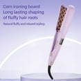 thumbnail image 2 of Hair Volumizing Iron for Root Lifting, Professional Ceramic Crimper for Instant Volume and Texture, Anti-Scald Flat Iron for Fine and Thin Hair, Purple, 2 of 11