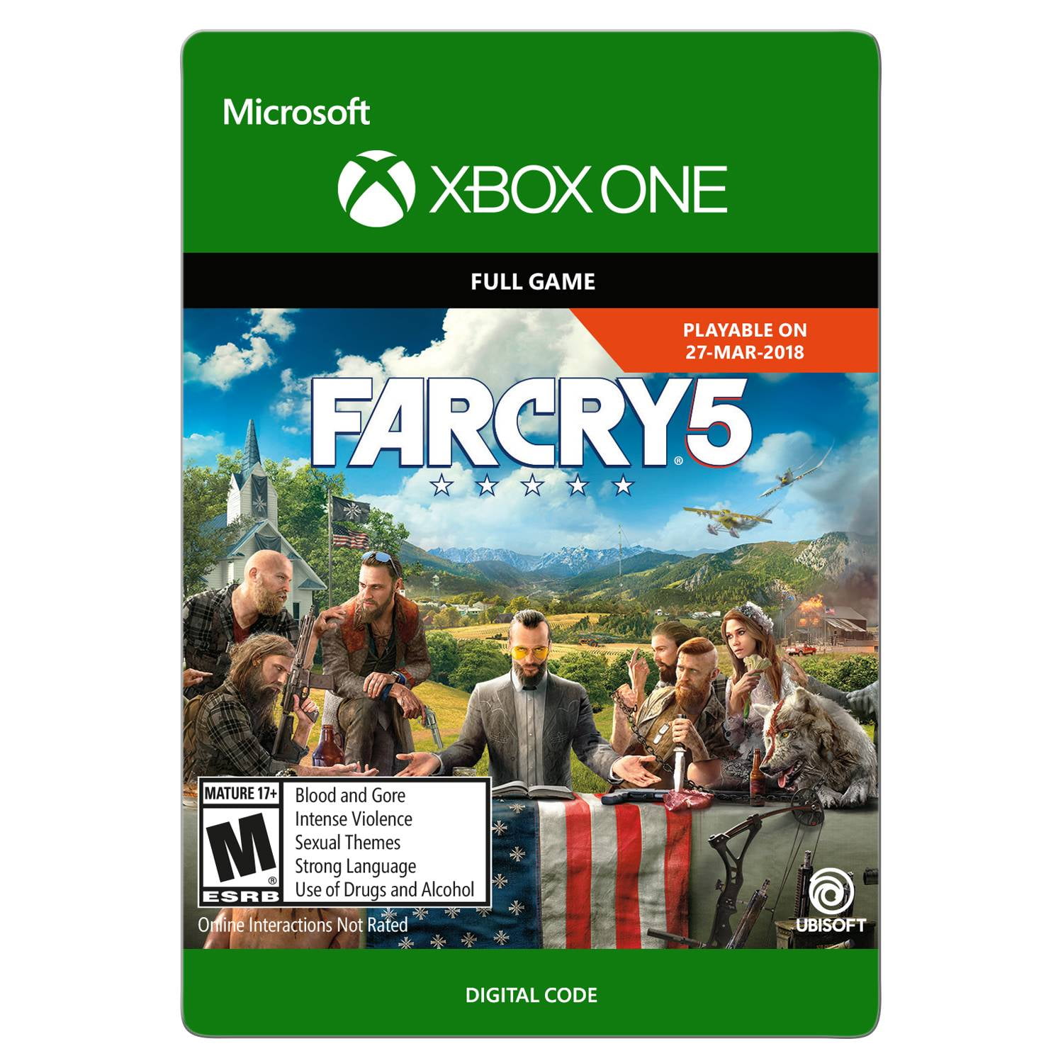 Far Cry 5 Ubisoft Xbox Digital Download 799366506003