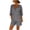 Gray plus size 2 piece shorts set a1, variant on Cagogo Women Plus Size 2 Piece Shorts Set V Neck Long Sleeve Jacket Casual Lounge Matching Set Loose Solid Vacation Cruise Outfits Airport Travel Clothes, Orange S