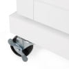 thumbnail image 2 of Noble House Mingo Indoor 32-inch Kitchen Storage Cart with Wheels, Natural and White, 2 of 8