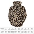 thumbnail image 2 of Leopard Print 3D Print Hoodie Men Women Autumn Thin Pullover Sweatshirt Vintage Streetwear Tops, 2 of 6