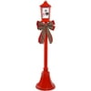 Holiday Time LED Christmas Snowman Snowing Lamp Post