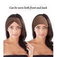 thumbnail image 3 of 10 diademas anchas para mujer, grandes, elásticas, antideslizantes, ideales para hacer deporte y entrenar., 3 of 5