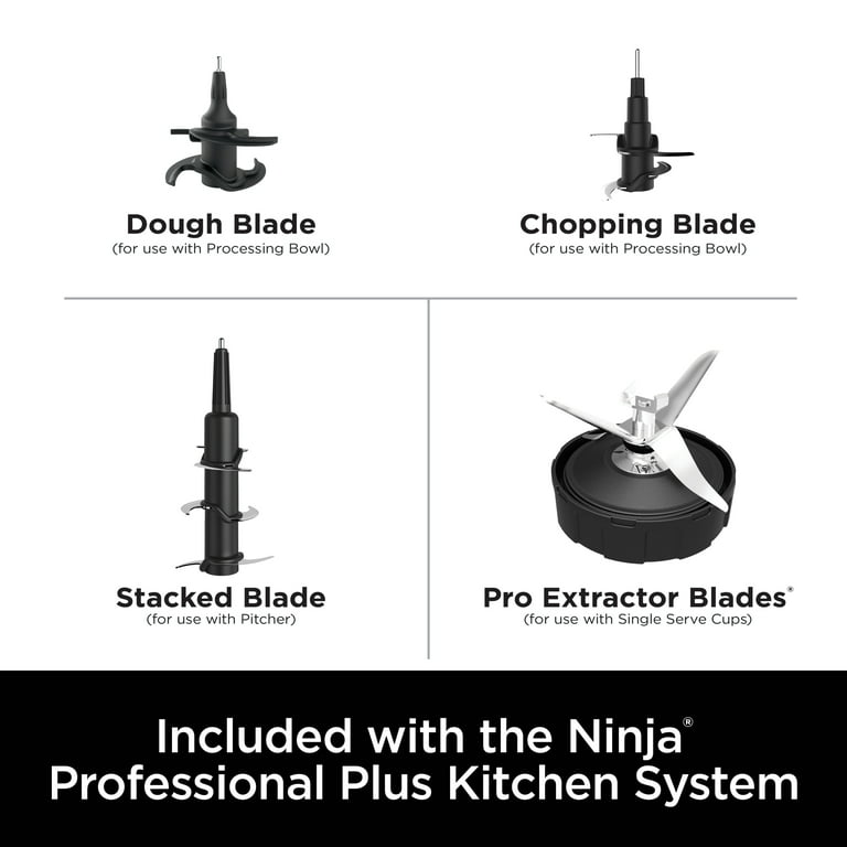 Ninja Professional Plus Kitchen System w/Auto IQ-blender, food