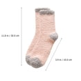 thumbnail image 2 of UPGRATOR 5 Pares De Calcetines De Coral Fleece Para Mujer Calceta Media Cálida Y Transpirable, 2 of 5