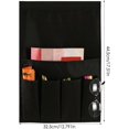 thumbnail image 4 of Sofa Armrest Organizer - Arm Chair Holder Storage Organizer, Remote Control Bracket Pockets for Magazines, Phone, Book, and Glasses, 4 of 5