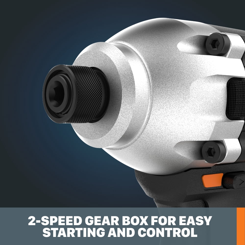 Restored Worx WX261L 20V Power Share Brushless Impact Driver (Refurbished)