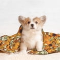 thumbnail image 2 of JUNZAN Waterproof Pet Blanket Dog Blankets, Pumpkins And Sunflowers A Pattern Printing Super Soft Warm,Urine Proof Washable Pet Blanket, 2 of 5