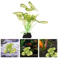 thumbnail image 1 of USHOBE 1Pcs Light Green Plastic Plants for Aquariums with Decorative and Landscape Design Functions, 1 of 8